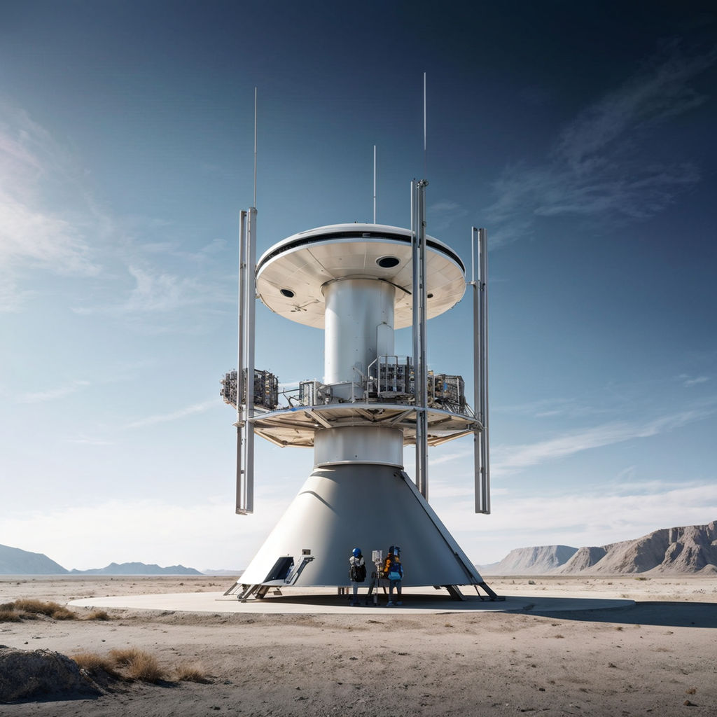 A satelite or rocket is an example of things that can have an industrial design
